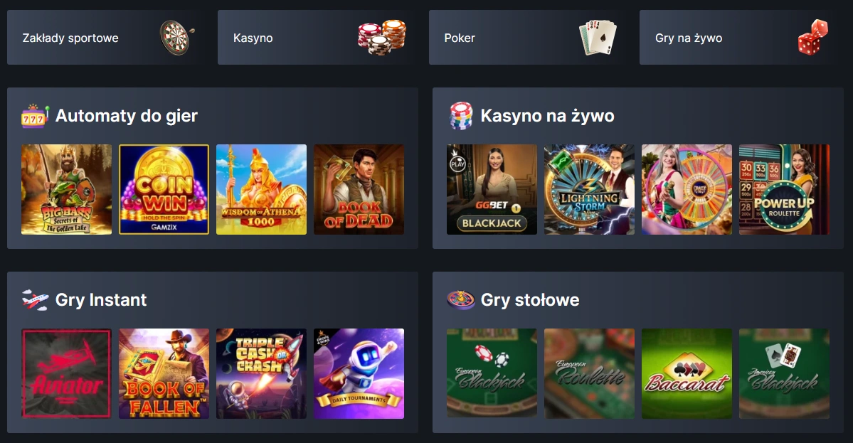 GGBet gry